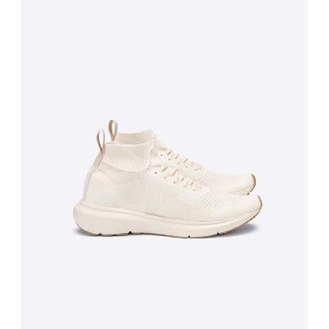 Women's Veja V-KNIT X RICK OWENS MID Shoes Beige | ZA 585MQZ